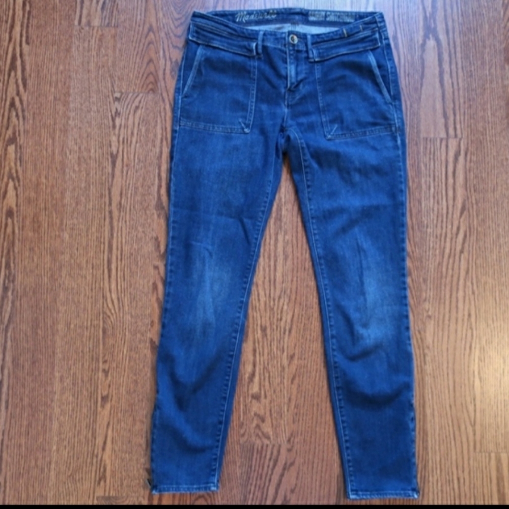 Madewell Sz 27 Skinny Switchback AnkleZip D4 - Picture 10 of 10